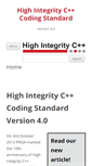 Mobile Screenshot of codingstandard.com